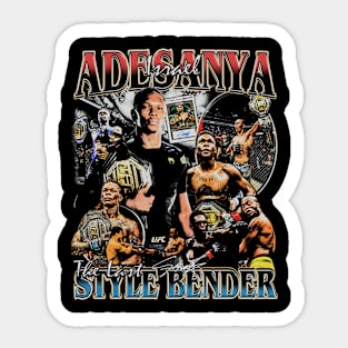 Israel Adesanya The Last Style Bender Sticker